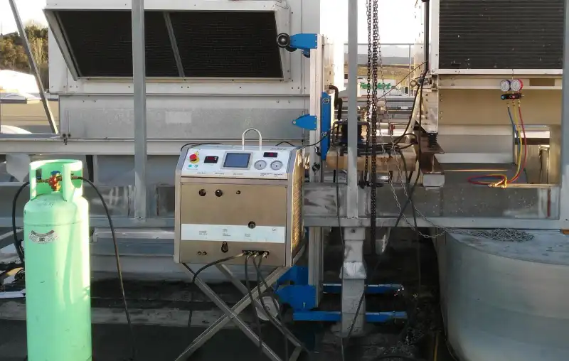 Recuperación de circuitos frigoríficos industriales contaminados — imagen 1